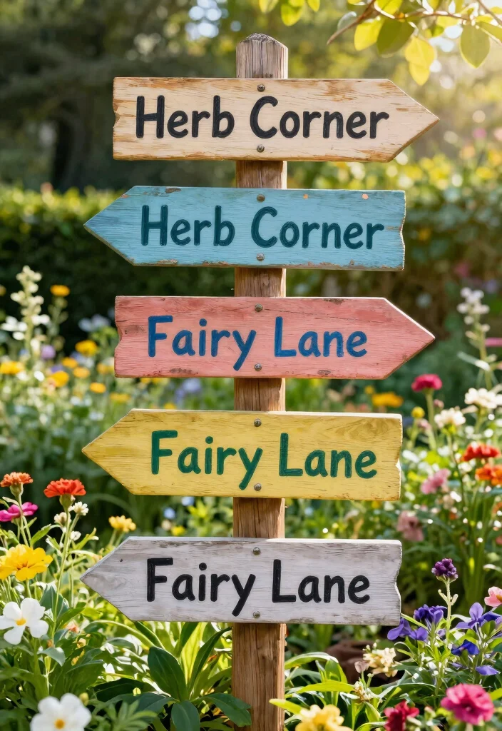 9 Natural Wooden Garden Sculpture Ideas Rustic Charm 7. Wooden Signs 0
