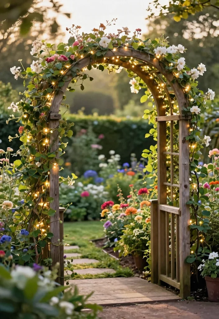 9 Natural Wooden Garden Sculpture Ideas Rustic Charm 8. Garden Arches 0