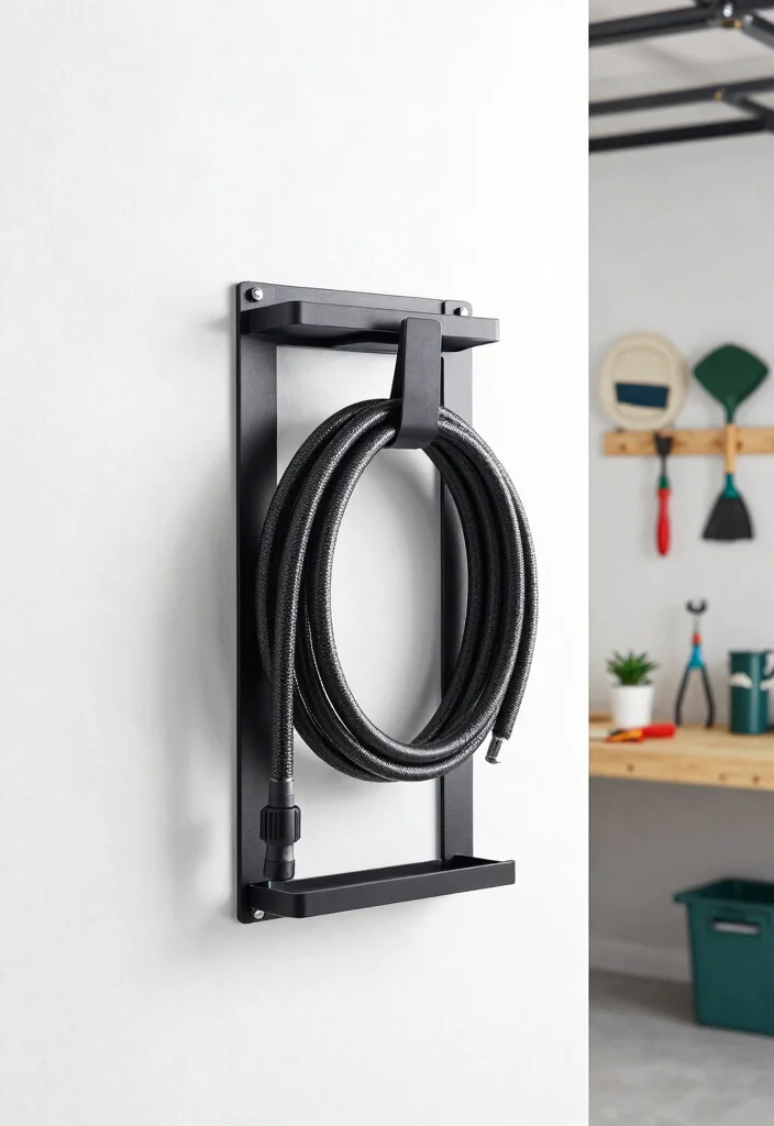 9 Practical Air Hose Reel Mounting Ideas for Garages 7. Magnetic Hose Holder 0