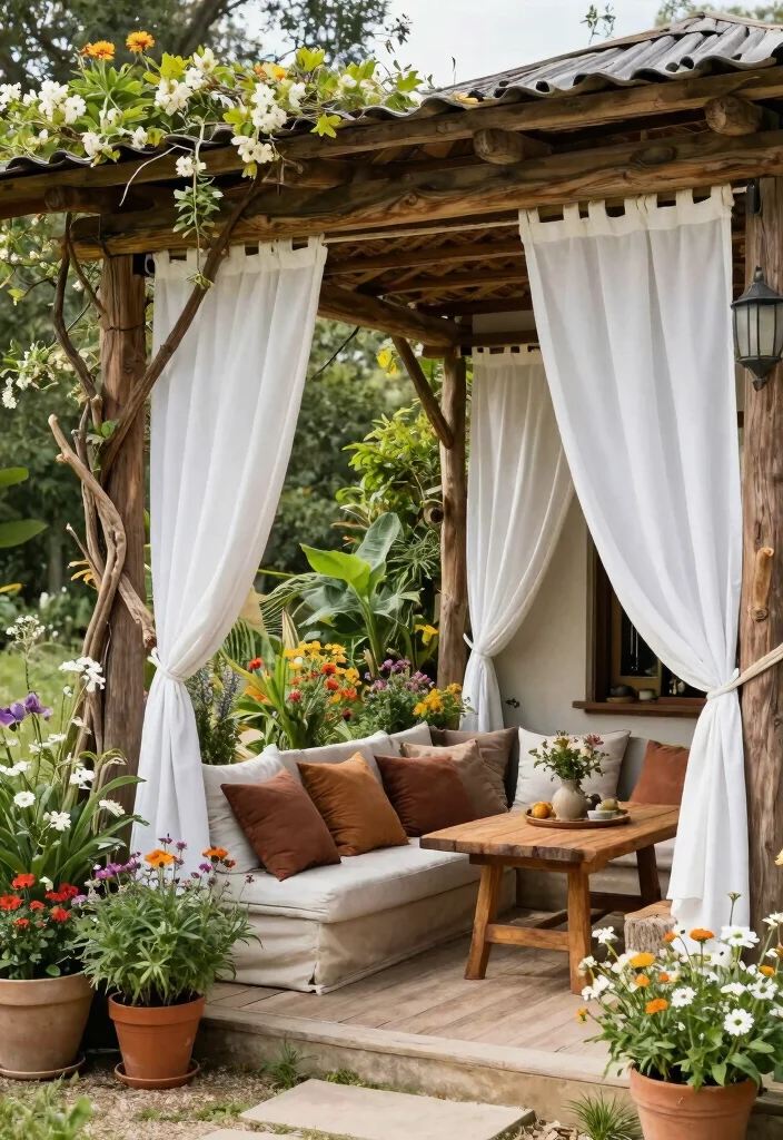 9 Stylish Outdoor Curtain Tie Back Ideas for Porches 3 9 Stylish Outdoor Curtain Tie Back Ideas for Porches 3. Wooden Branch Tie Backs 0