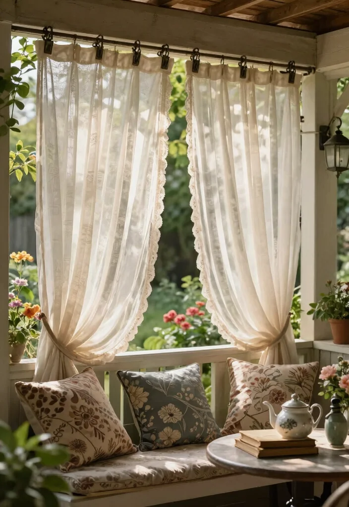 9 Stylish Outdoor Curtain Tie Back Ideas for Porches 5 9 Stylish Outdoor Curtain Tie Back Ideas for Porches 5. Vintage Clip Tie Backs 0